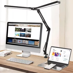 lampă de birou, lampă de birou cu leduri, lumina monitorului
