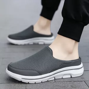 mules, mules bărbați, pantofi slip on, mules casual, mules din plasă