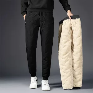 pantaloni de trening, pantaloni fleece, pantaloni de jogging pentru bărbați, pantaloni de iarnă, pantaloni caldi, pantaloni groși