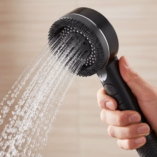 shower head filter, high pressure shower head, shower water softener, high flow shower head