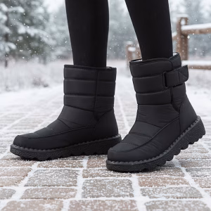 winter snow boots, waterproof snow boots, insulated boots, slip on winter boots