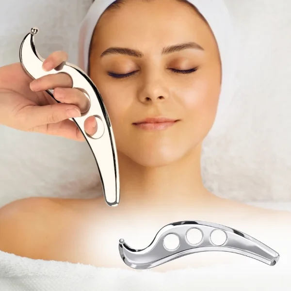 stainless steel gua sha, massage scraper, scraping massage tool, gua sha scraper, metal gua sha