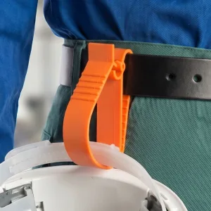 Clemă pentru cască de protecție