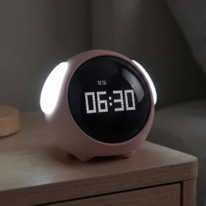 compact alarm clock, alarm clock with temperature